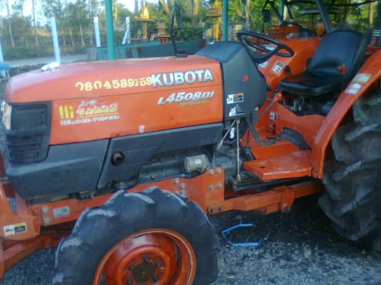 จัดไปครับ...L4508DI speial(ตัวท็อป)+ใบดันหน้า+ผานพรวน ทำงาน 1XXX ชม.ไม่ต้องซ่อม ไม่ต้องทำสี สวย สด ออฟชั่นพร้อมใช้งานสุดๆ