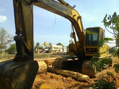 ขาย แบคโฮ MITSU MS 140 เครื่อง 6D14 160 แรงม้า สภาพพร้อมใช้งาน เอวแน่นไม่หลวม ปั้มดี เอกสารใบซื้อขาย