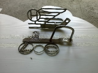 ขายอาร์ม C70 ,พักเท้า,เบาะยาว