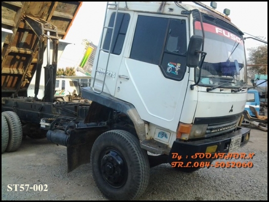 ขายด่วน 10 ล้อ ดั้ม MITSUBISHI FUSO 527M-TF4418  220 แรง เทอรโบ สภาพเดิมๆ พร้อมใช้งาน ราคาสุดคุ้ม