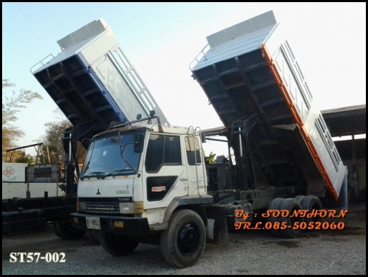 ขายด่วน 10 ล้อ ดั้ม MITSUBISHI FUSO 527M-TF4418  220 แรง เทอรโบ สภาพเดิมๆ พร้อมใช้งาน ราคาสุดคุ้ม