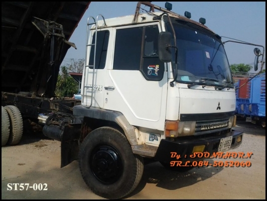 ขายด่วน 10 ล้อ ดั้ม MITSUBISHI FUSO 527M-TF4418  220 แรง เทอรโบ สภาพเดิมๆ พร้อมใช้งาน ราคาสุดคุ้ม