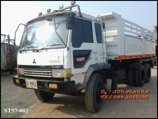 ขายด่วน 10 ล้อ ดั้ม MITSUBISHI FUSO 527M-TF4418  220 แรง เทอรโบ สภาพเดิมๆ พร้อมใช้งาน ราคาสุดคุ้ม