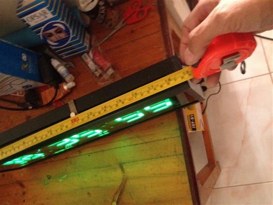 ขายนาฬิกา LED ติดพนัง ขนาดยาว 19 สูง 7 นิ้ว LEDสีเขียว ขายนาฬิกา LED ติดพนัง ขนาดยาว 19 สูง 7 นิ้ว LEDสีเขียว