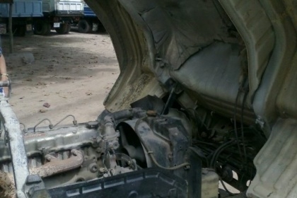 รถหกล้อเดิมสุดๆๆไม่เคยทำสี HINO KM779 กระบะยาว 550 เครื่อง 117 แรงม้า ซัซซี่สวยมาก หัวเดิมๆ เครื่องดี ขับดี 420,000