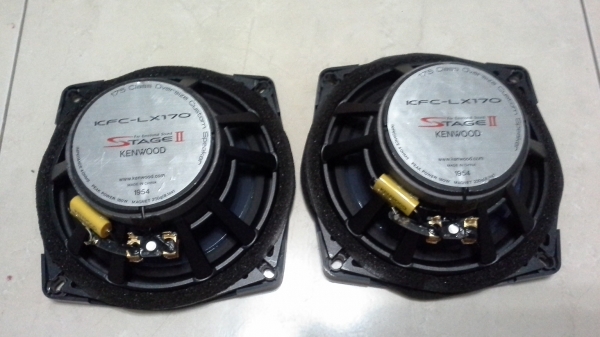 Kenwood Stage II ขนาด 6.5" แกนร่วมสองทาง 180W Kenwood Stage II ขนาด 6.5" แกนร่วมสองทาง 180W