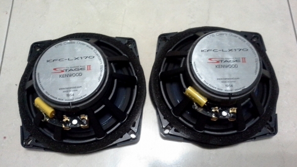 Kenwood Stage II ขนาด 6.5" แกนร่วมสองทาง 180W Kenwood Stage II ขนาด 6.5" แกนร่วมสองทาง 180W