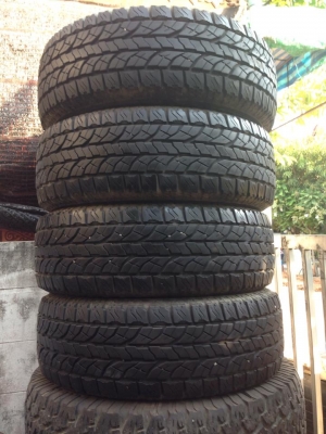 ขายยาง YOKOHAMA GEOLANDAR 265-70-16 ดอก95\% ทั้งชุด ขายยาง YOKOHAMA GEOLANDAR 265-70-16 ดอก95\% ทั้งชุด