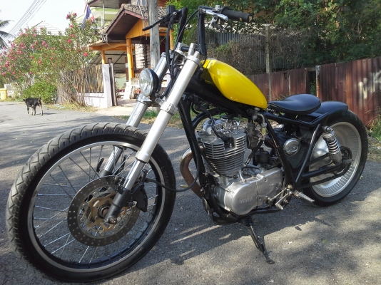 ขาย SR400 แต่งโอสคูล้อหน้า-หลังฮาเล่แท้ๆคับเครื่องดี เอกสาร ส.พ.มแท้