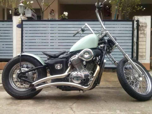 ขาย steed 400  แต่ง old school.........