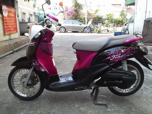 Fino ปี 55 วิ่ง 5,000 กม. สีฟ้า ขาว สวย เดิม เครื่องเยี่ยม ท้าพิสูจน์