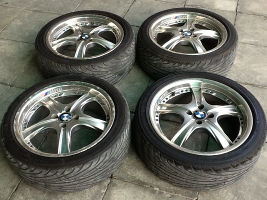 ล้อขอบ17สี่รู100 ติดยาง"YOKOHAMA-ES-100"ชุดละ7000บาท