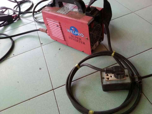 ขายเครื่องเชื่อม Inverter welproรุ่นWELARC140(140แอมป์)สภาพพร้อมใช้งานครับ