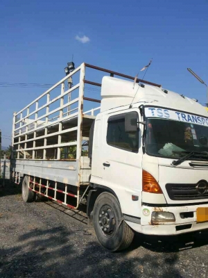 6 ล้อใหญ่ HINO FG 212แรง กระบะยาว7.2ม.