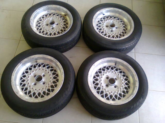 Rial 15x7 ET-12  4/100 แม็กแท้ล้อเดิมไม่คดไม่ดุ้ง