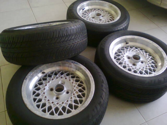 Rial 15x7 ET-12  4/100 แม็กแท้ล้อเดิมไม่คดไม่ดุ้ง