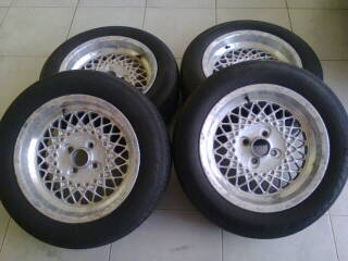 Rial 15x7 ET-12  4/100 แม็กแท้ล้อเดิมไม่คดไม่ดุ้ง