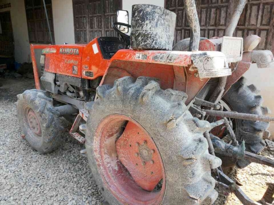 ปัญญาแทรคเตอร์มาแล้ว...จัดมาให้ครับ คูโบต้า L3408ใบมีดตราช้าง โรตาลี่ตราช้างRX162 เล่มทะเบียนพร้อม สภาพเดิมๆ