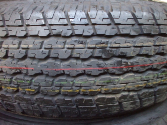 ยางใหม่ แม็คVigo Champป้ายแดง Bridgestone Dueler 265/70R16 ใหม่ เส้นสีตุ่มยางครบ ปี2813, ยางใหม่ 265/65R17