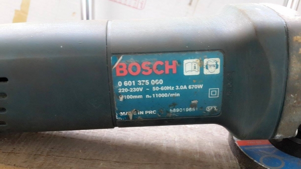 หินเจียร์bosch gws6-100 670w ขาย850