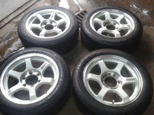 ขายล้อte37 6 รูขอบ17" 7.5+ยาง 12500