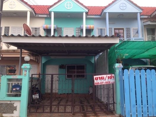 ขายทาวน์เฮาส์27ตรว. ใกล้เทศบาลบางบ่อ 1.7ล้าน