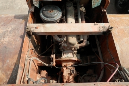 รถบดสั่นสเทือน3ล้อเหล็ก SAKAI อาร์วันขนาด12ตันเครื่องยนตร์6สูบเอกสารเล่มทะเบียน