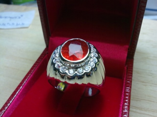 ขายแหวนเงินพลอยโอโปเม็กซิกัน