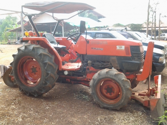 KUBOTA L4508 หลังคาแดง หาง5 ใบดัน โรตารี่  ทำงาน 2พันชั่วโมง