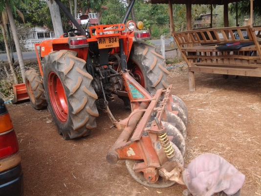 KUBOTA L4508 หลังคาแดง หาง5 ใบดัน โรตารี่  ทำงาน 2พันชั่วโมง