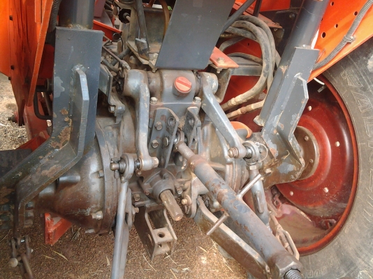 KUBOTA L4508 หลังคาแดง หาง5 ใบดัน โรตารี่  ทำงาน 2พันชั่วโมง