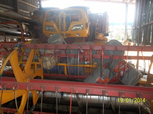 ขายรถเกี่ยว Sak Pattana แท้  Km 48 เครื่อง6HH1เทอร์โบ 203 แรง อุ้ม 2.5ตัน รอนาปรังคับ