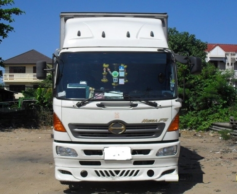 ขายด่วน!! ราคาถูก 6 ล้อ HINO MEGA เครื่อง 212 แรงม้า ปี 47  ตู้แห้งยาว 7.20 เมตร