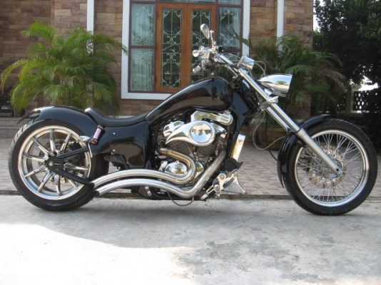 ขาย honda steed 400 แต่งล้อโต ทะเบียนโอนขนส่ง