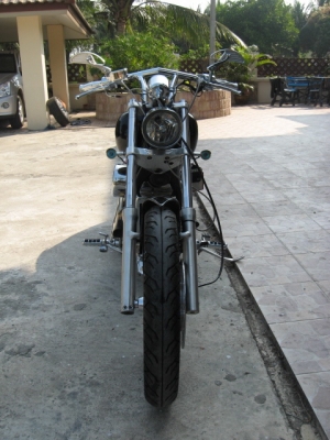 ขาย honda steed 400 แต่งล้อโต ทะเบียนโอนขนส่ง