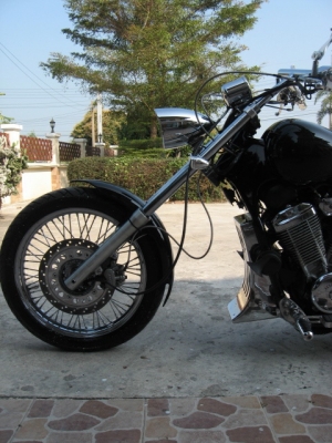 ขาย honda steed 400 แต่งล้อโต ทะเบียนโอนขนส่ง