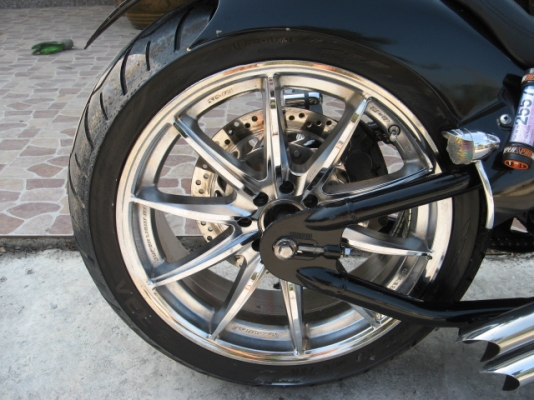 ขาย honda steed 400 แต่งล้อโต ทะเบียนโอนขนส่ง