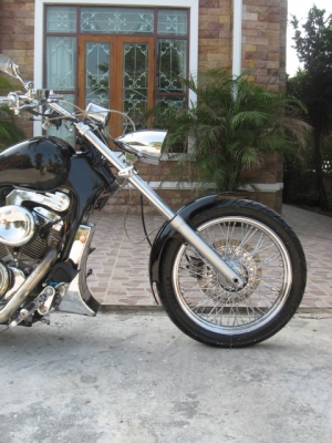 ขาย honda steed 400 แต่งล้อโต ทะเบียนโอนขนส่ง