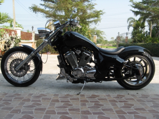 ขาย honda steed 400 แต่งล้อโต ทะเบียนโอนขนส่ง