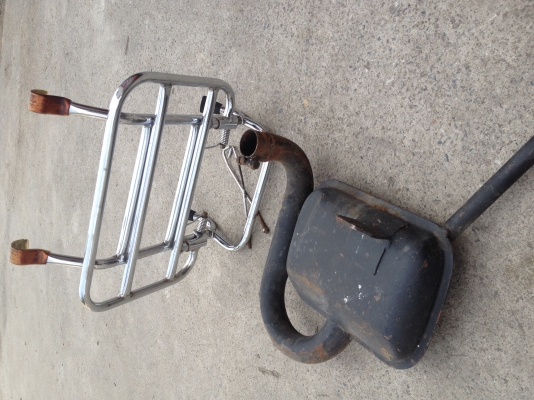 ขายตระแกรงหน้าเวสป้า+ท่อ(ตระแกรงหน้าขายแล้ว)