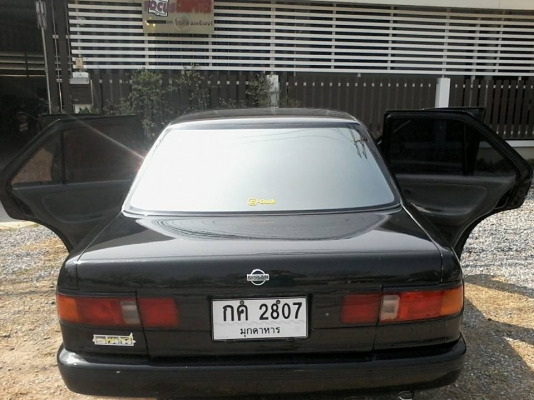 ขายรถเก๋ง Nissan Sentra ปี 91 สีดำ เครื่อง 1600 คาบู สภาพดี สตาร์ทครั้งเดียวติด ราคาถูกมาก ตกแต่ง ติดฟิล์ม เครื่องเสียงครบ ขับได้เลยไม่ต้องซ่อม ขาย 35,000 บาท 092-9162511 โย