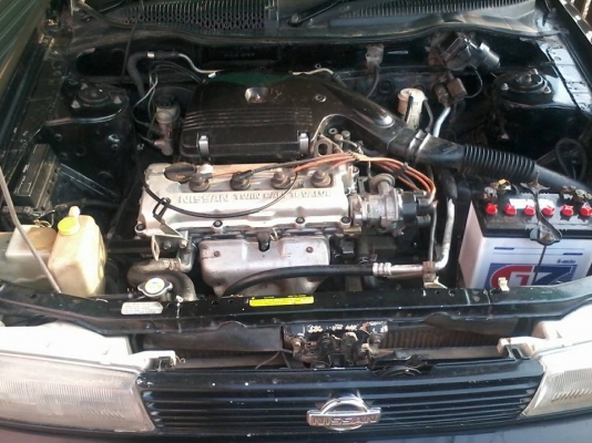 ขายรถเก๋ง Nissan Sentra ปี 91 สีดำ เครื่อง 1600 คาบู สภาพดี สตาร์ทครั้งเดียวติด ราคาถูกมาก ตกแต่ง ติดฟิล์ม เครื่องเสียงครบ ขับได้เลยไม่ต้องซ่อม ขาย 35,000 บาท 092-9162511 โย