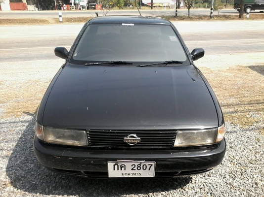 ขายรถเก๋ง Nissan Sentra ปี 91 สีดำ เครื่อง 1600 คาบู สภาพดี สตาร์ทครั้งเดียวติด ราคาถูกมาก ตกแต่ง ติดฟิล์ม เครื่องเสียงครบ ขับได้เลยไม่ต้องซ่อม ขาย 35,000 บาท 092-9162511 โย