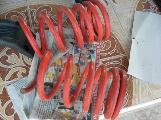 ขายสปริงโหลดซิ่งKE70 1800-/คู่ โช้คซิ่งหนึบๆใส่KE70 ขาย1500ลดได้