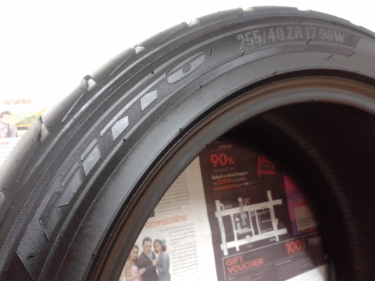 ยางซิ่ง,255/40R17 NITTO-NT05,SOFT หนึ่งคู่