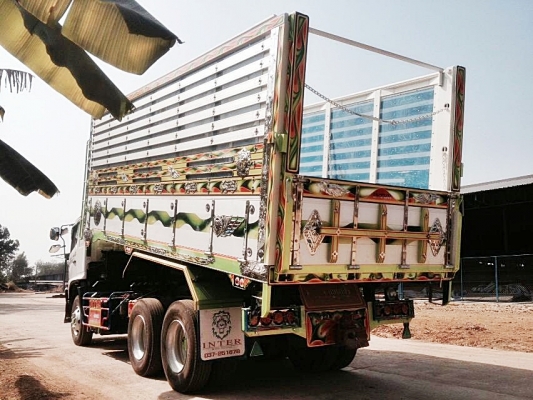 รถใหม่#พร้อมขาย#HINO FM2P 380#กระบะอลูมิเนียมคอกสูง#ดั้มพ์ 15 ตัน#ติดตั้งปากลำโพงใหญ่#ยาว 6.50 เมตร#สูง 2.20 เมตร