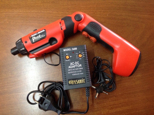 ขายไขควงไร้สาย BLACK&amp;DECKER 7.2V สำหรับรุ่นนี้เหลือตัวสุดท้าย ขายในราคาต้นทุน