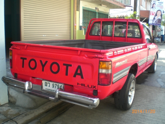 toyota mighty-X YN85 หัวเดียว ติดแก๊สLPG สภาพสวยมาก