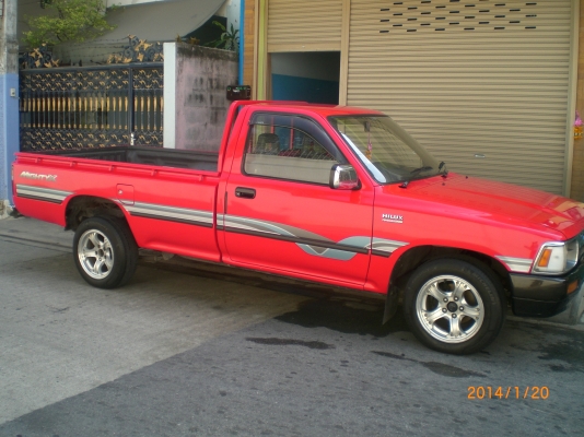 toyota mighty-X YN85 หัวเดียว ติดแก๊สLPG สภาพสวยมาก