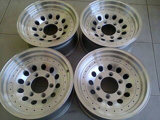 หยดน้ำ15X7 ET0  6/139 เงาใสวิ้งๆ1ชุดส่งได้ทั่วไทย